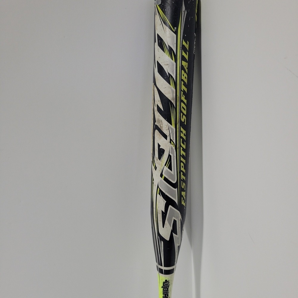 Worth Storm FPLSTM Fastpitch Softball Bat 32in 19oz -13 Drop Black Yellow